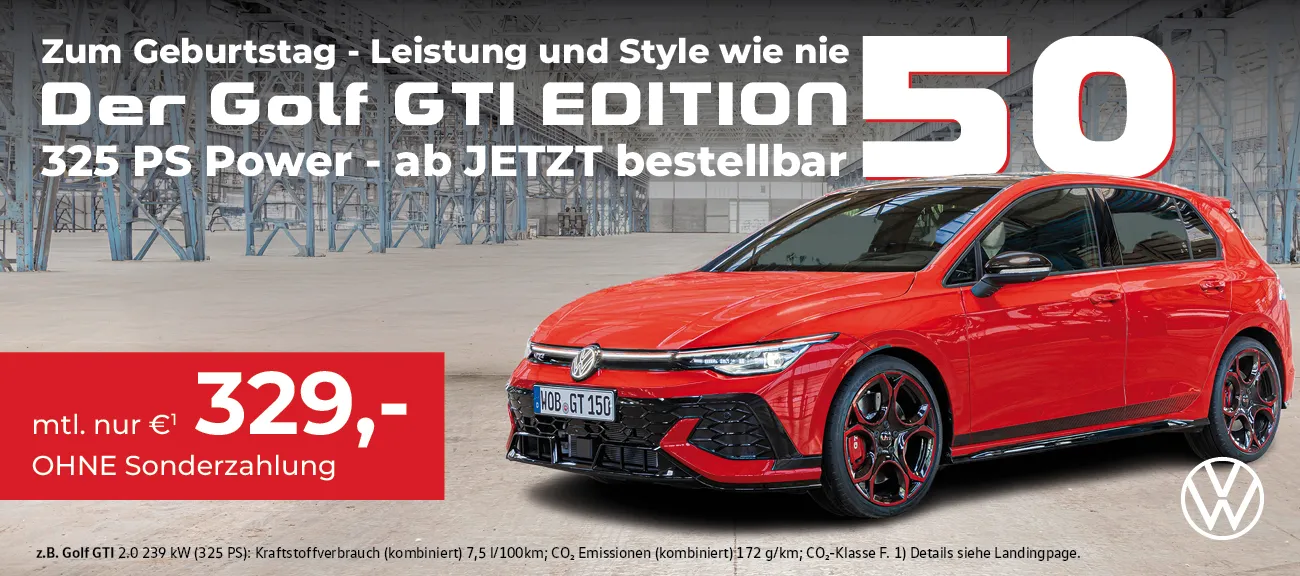 VW Golf GTI Edition 50