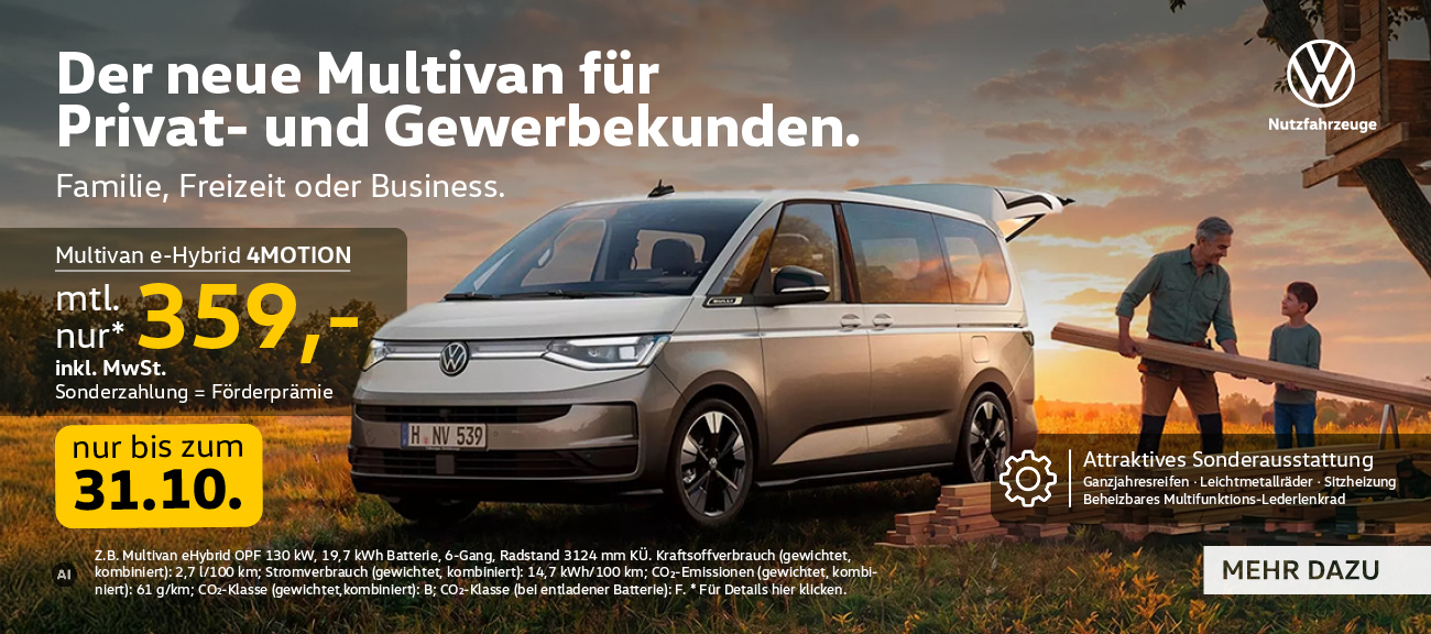 Der neue VW Multivan