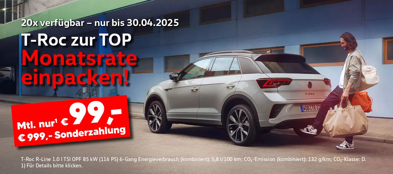 Slider T-Roc Top Leasing