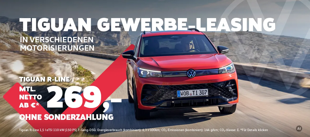 Tiguan Gewerbeleasing