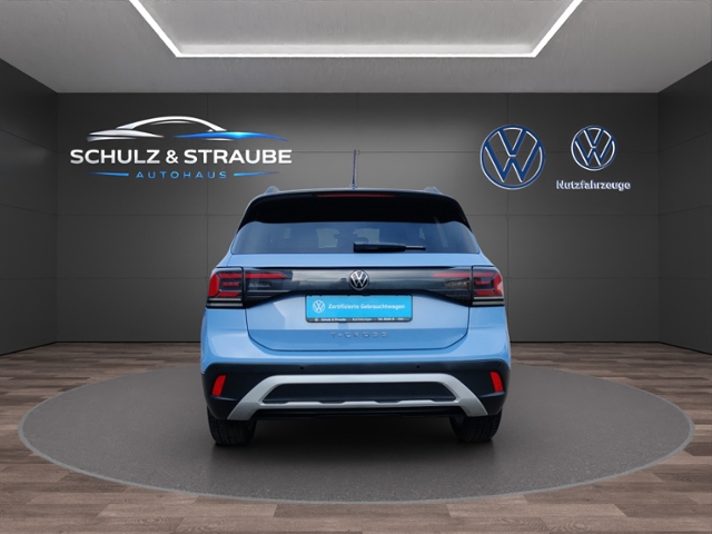 T-Cross 1.0 TSI Goal Rear View, Travel Assist LE