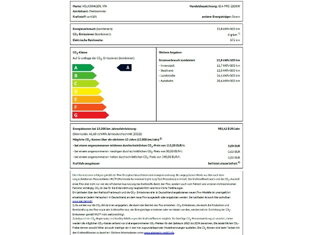 ID.4 Pro 210 kW (286 PS) 77 kWh 1-Gang-Automatik