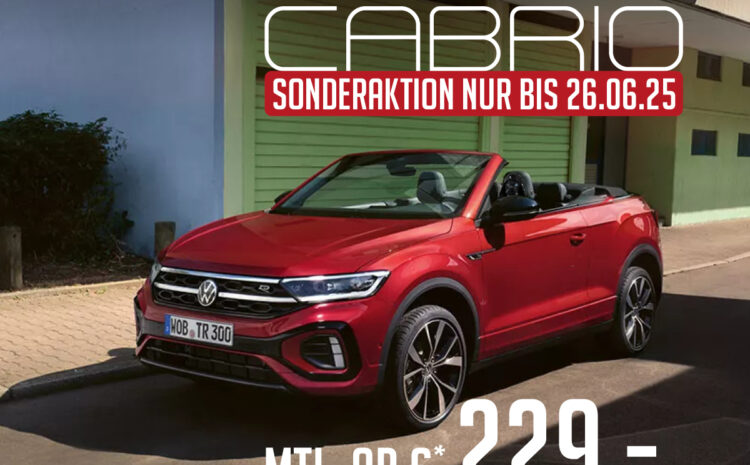  T-Roc Cabrio Sonderleasing