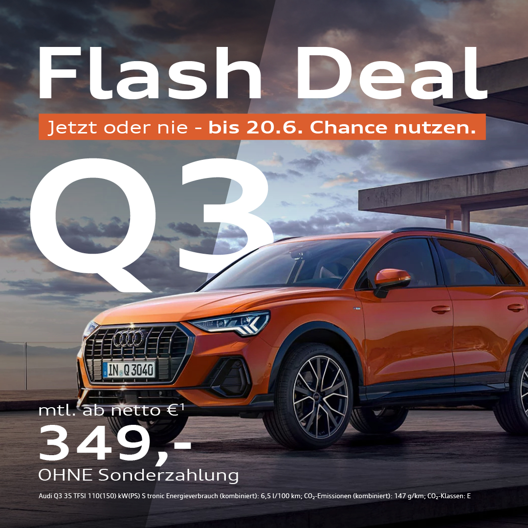 BEITRAG Audi Q3 Flash Deal