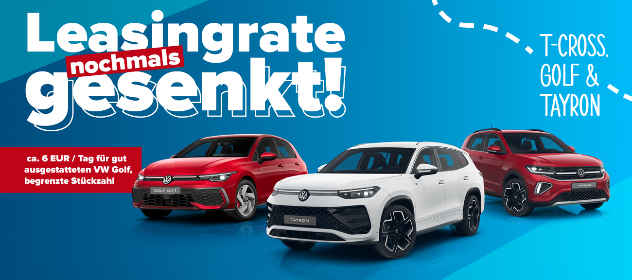 VW Plus Leasing Aktion