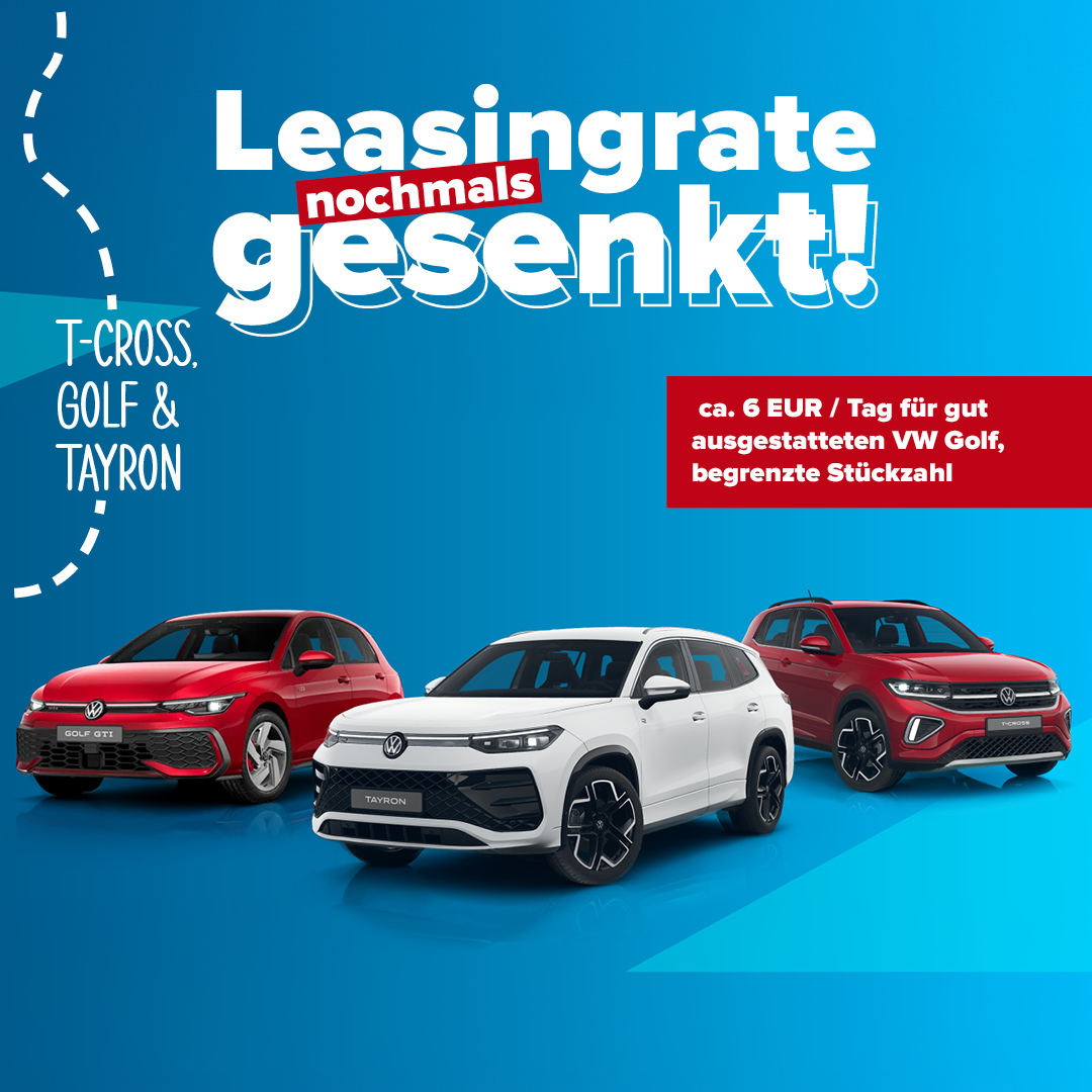 VW Plus Leasing Aktion