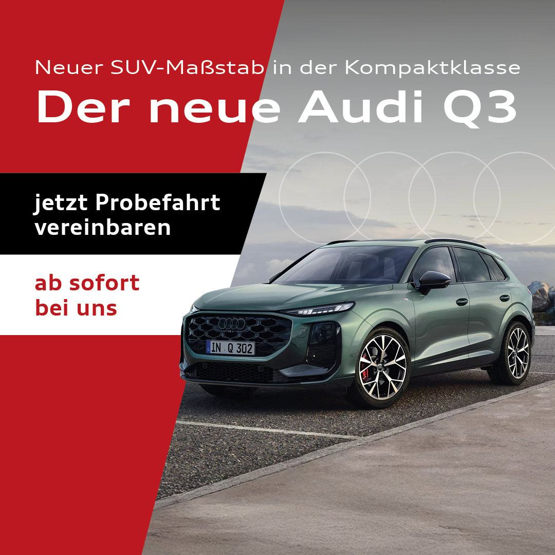HEADER MOBILE nach Premiere Audi Q3