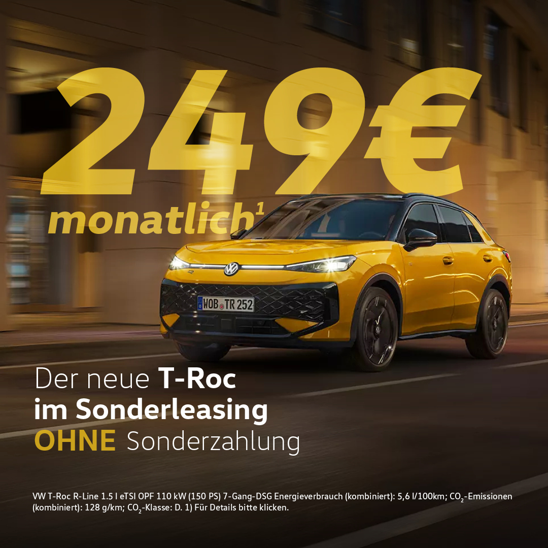 Der neue T-Roc für Privatkunden