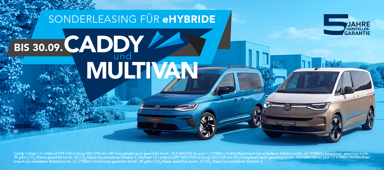VW Caddy und Multivan eHybrid